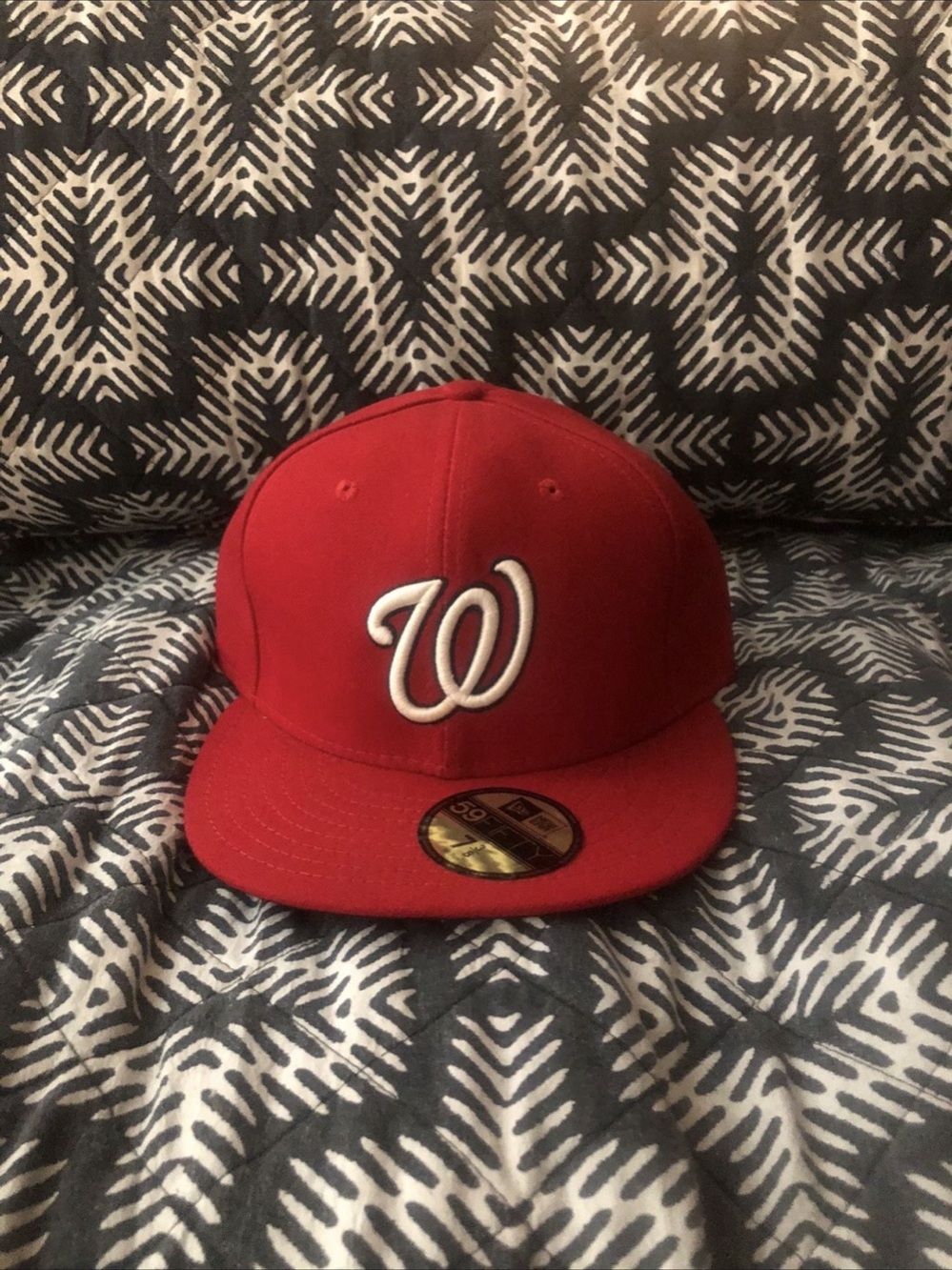 New Era Washington Nationals 59FIFTY fitted cap Red & White 7 3/8